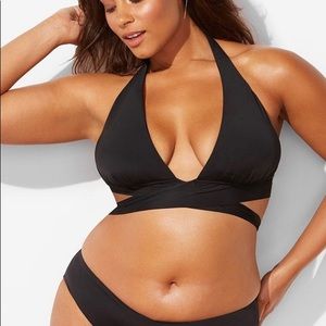 Ashley Graham wrap bikini top